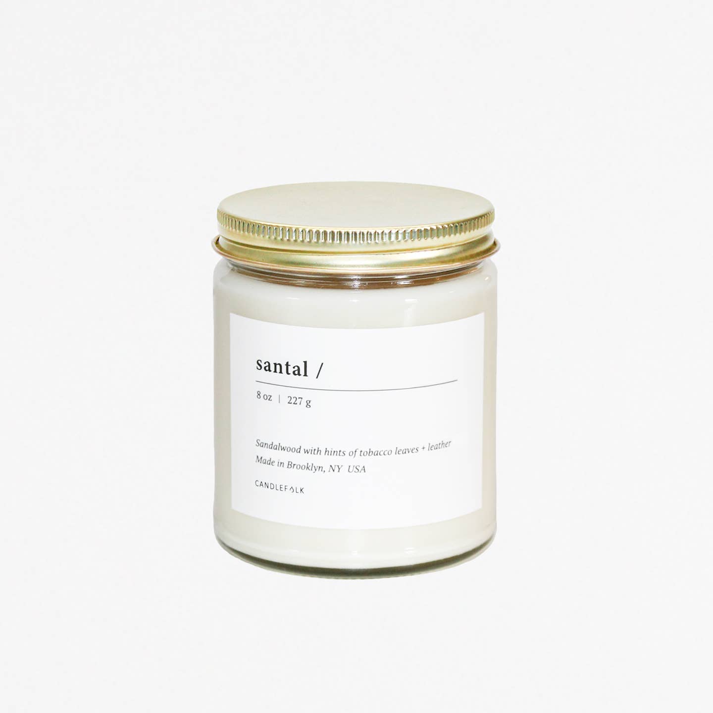 Santal -  8 oz Soy Candle: 8 oz