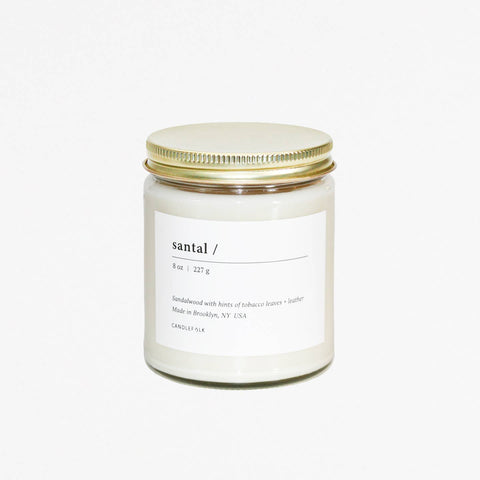 Santal -  8 oz Soy Candle: 8 oz