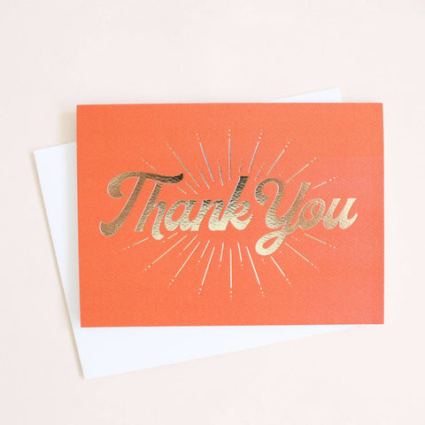 Thank You Gold Foil Card