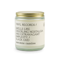 Vinyl Records (Black Oud) Glass Jar Candle