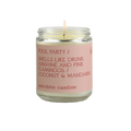 Pool Party (Mandarin & Coconut) Glass Jar Candle