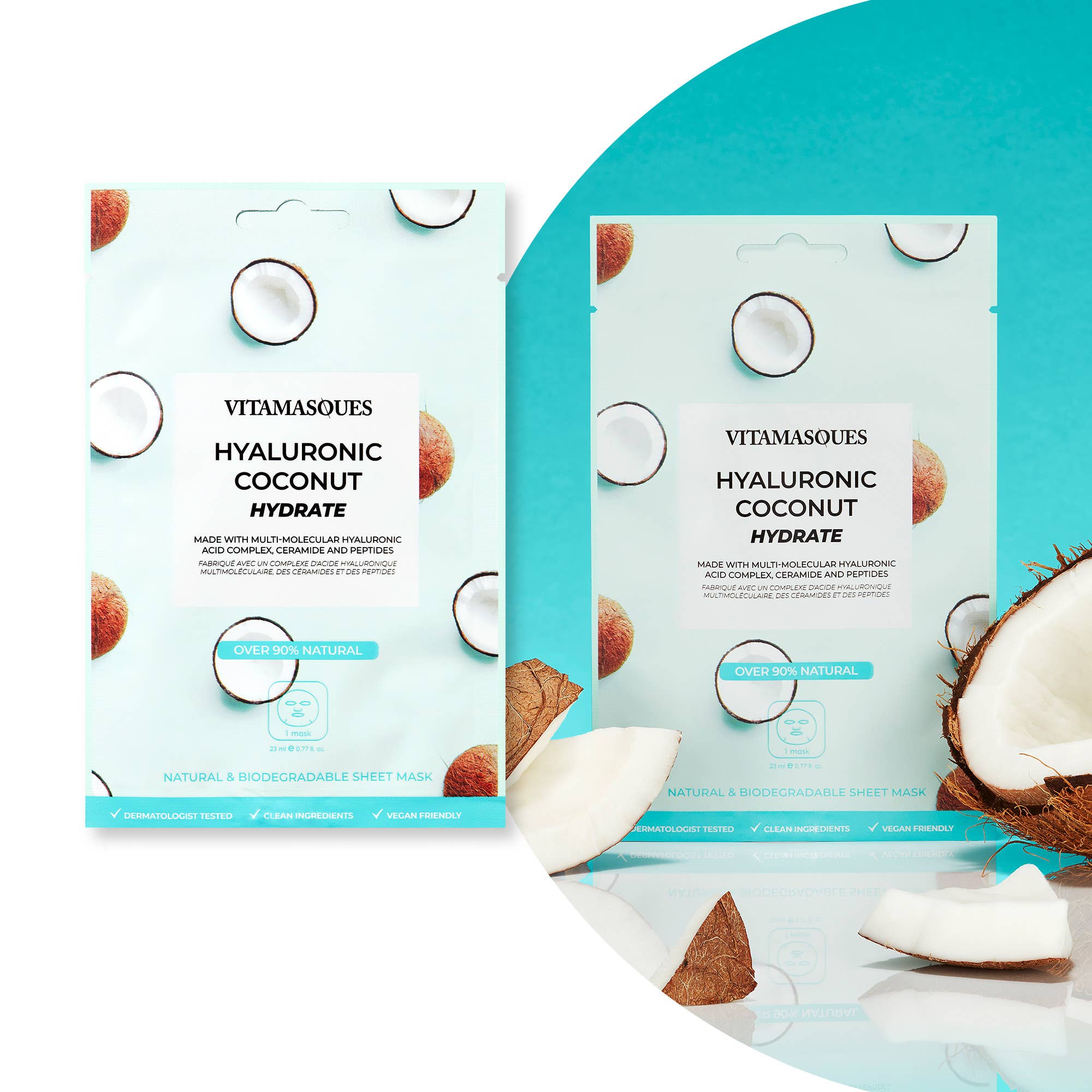 COCONUT HYDRATING HYALURONIC ACID FACE SHEET MASK 🥥