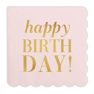 Cocktail Napkins-HappyBday20ct