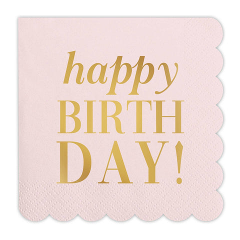 Cocktail Napkins-HappyBday20ct