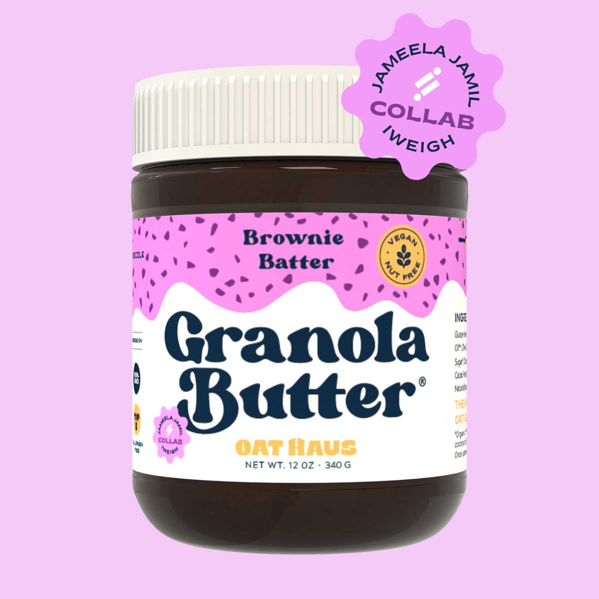 Brownie Batter Granola Butter | Nut-free, Vegan, GF Spread