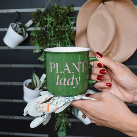 Plant Lady 11 oz Campfire Coffee Mug - Home Decor