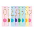 Refill- Mini Gold Number Sparkler 4"