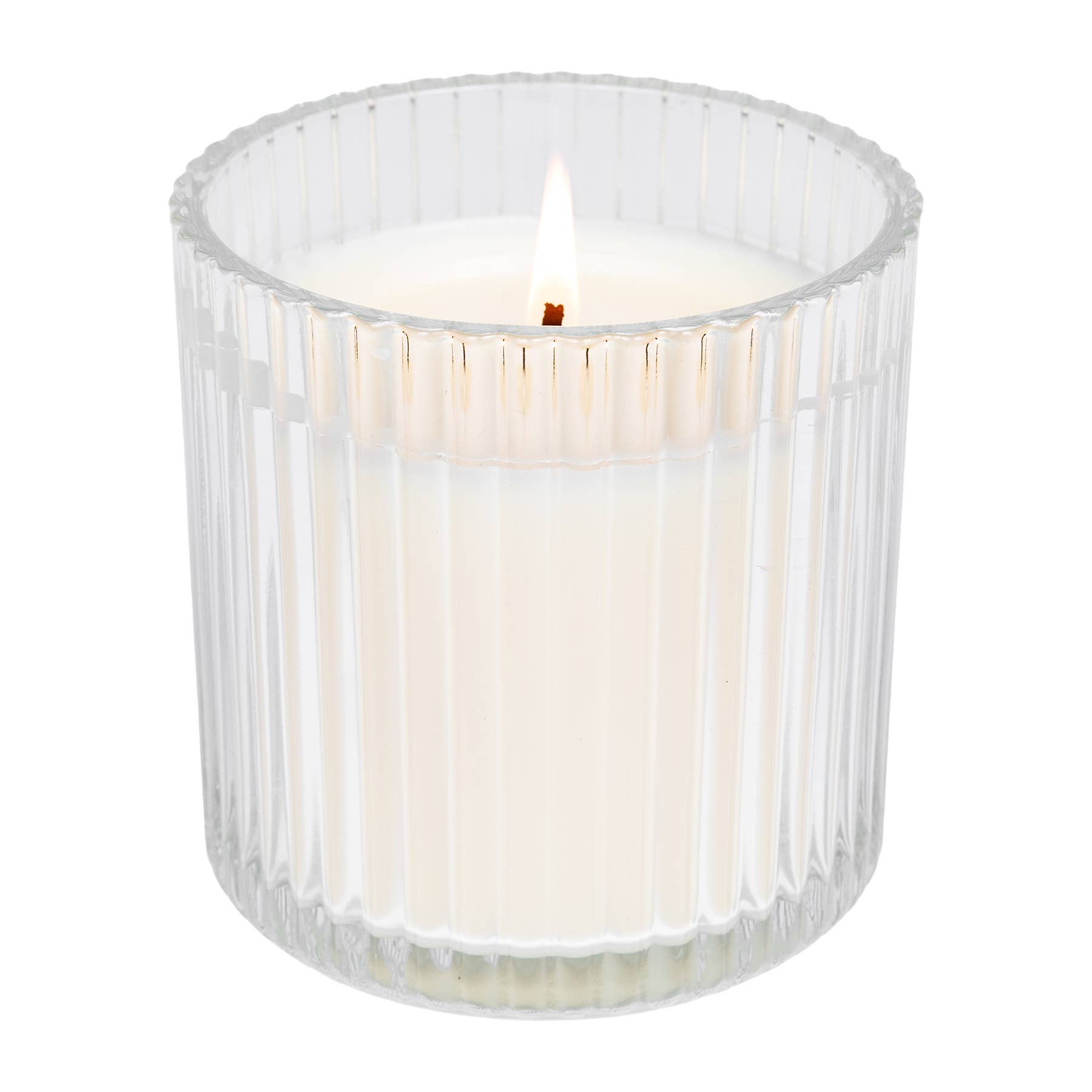 Spa Day 11 oz Soy Candle, Ribbed Jar - Home Decor
