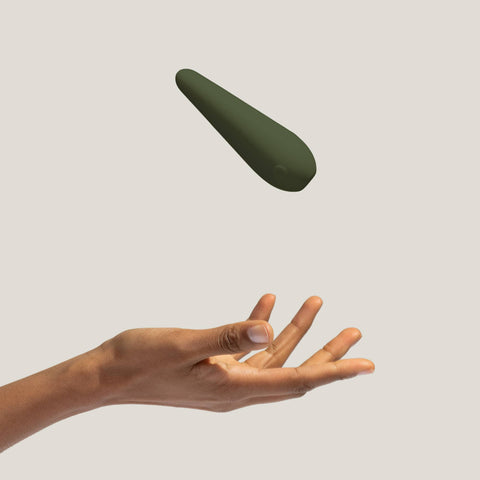 Vibe, green - 3-speed vibrator