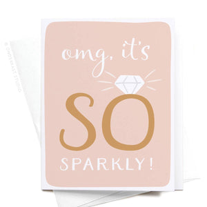 OMG It's SO Sparkly! Greeting Card