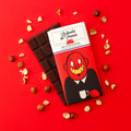 Le Chocolat des Francais Dark Chocolate Bar W/ Hazelnuts