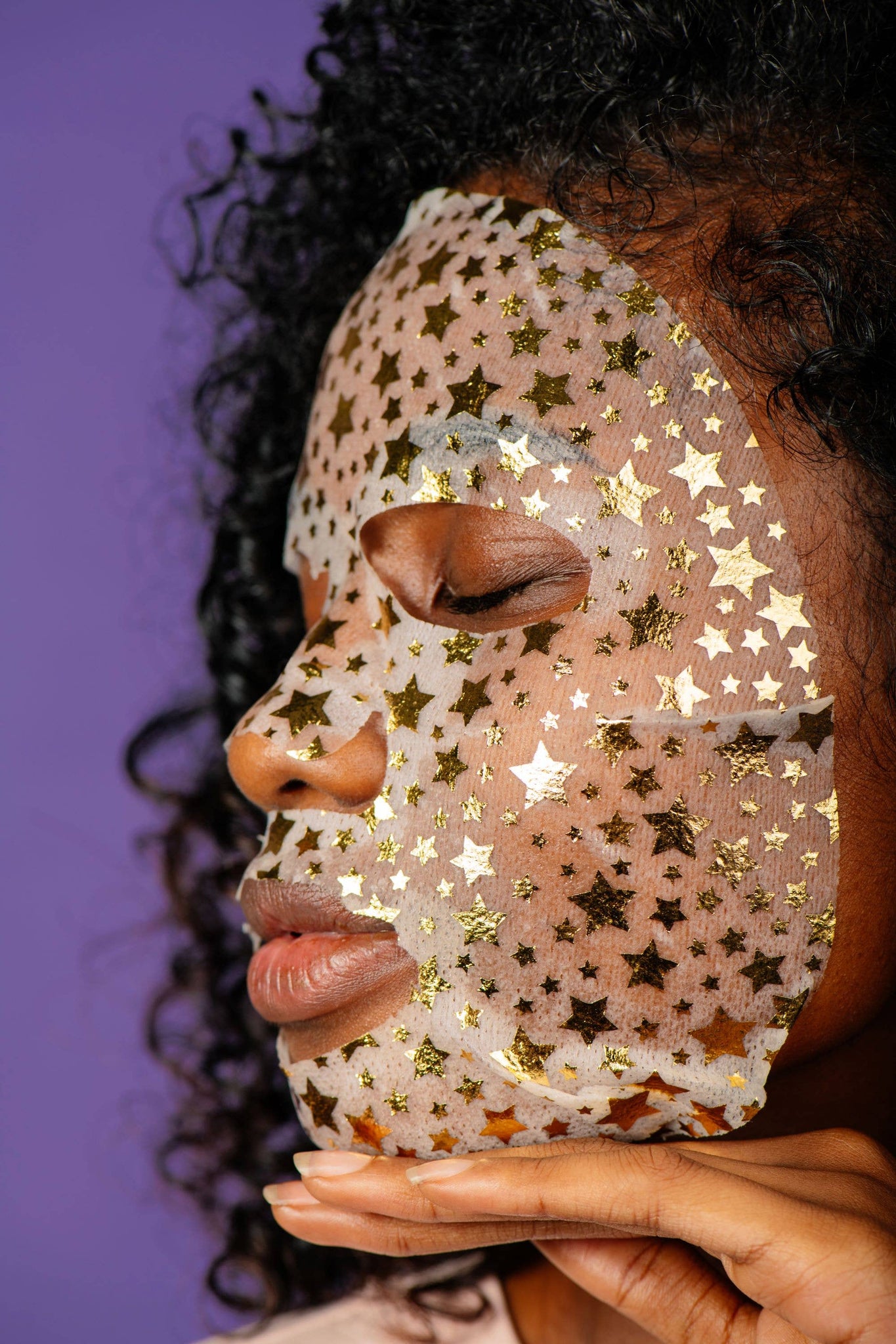 Power Glow Diamond Infused Metallic Face Sheet Mask
