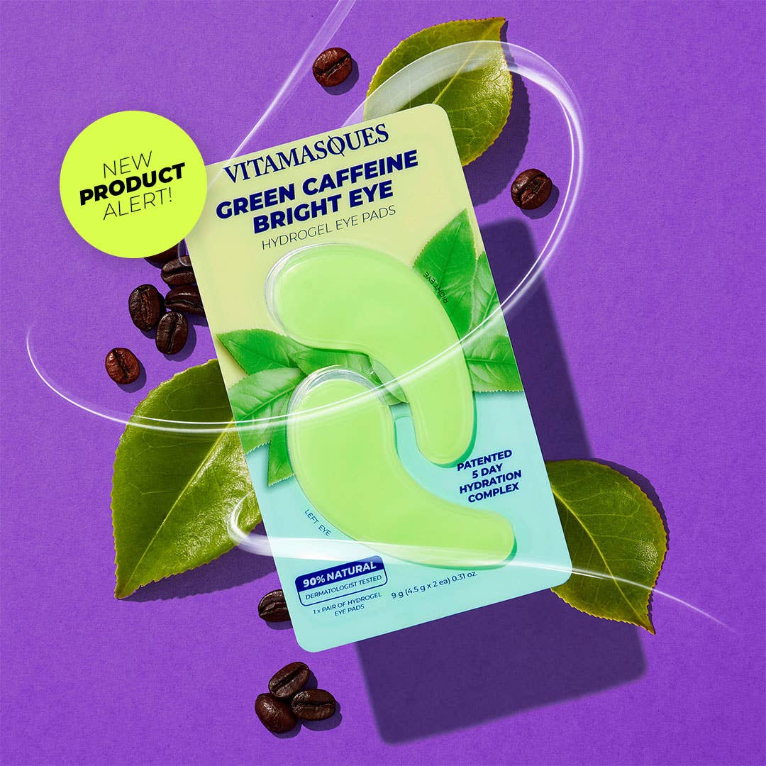 Vitamasques Green Caffeine Bright Eye Hydrogel Eye Pads