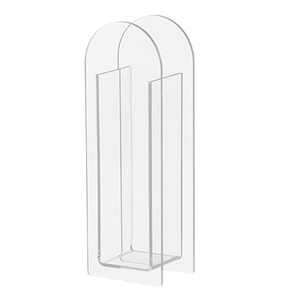 Clear Acrylic Arch Vase