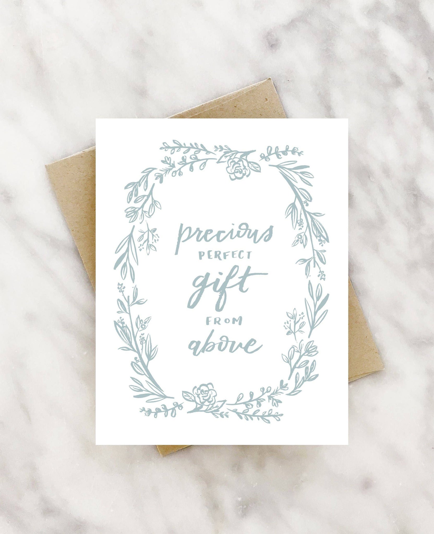 precious gift from above baby card