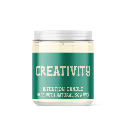 Creativity Natural Soy Wax Candle
