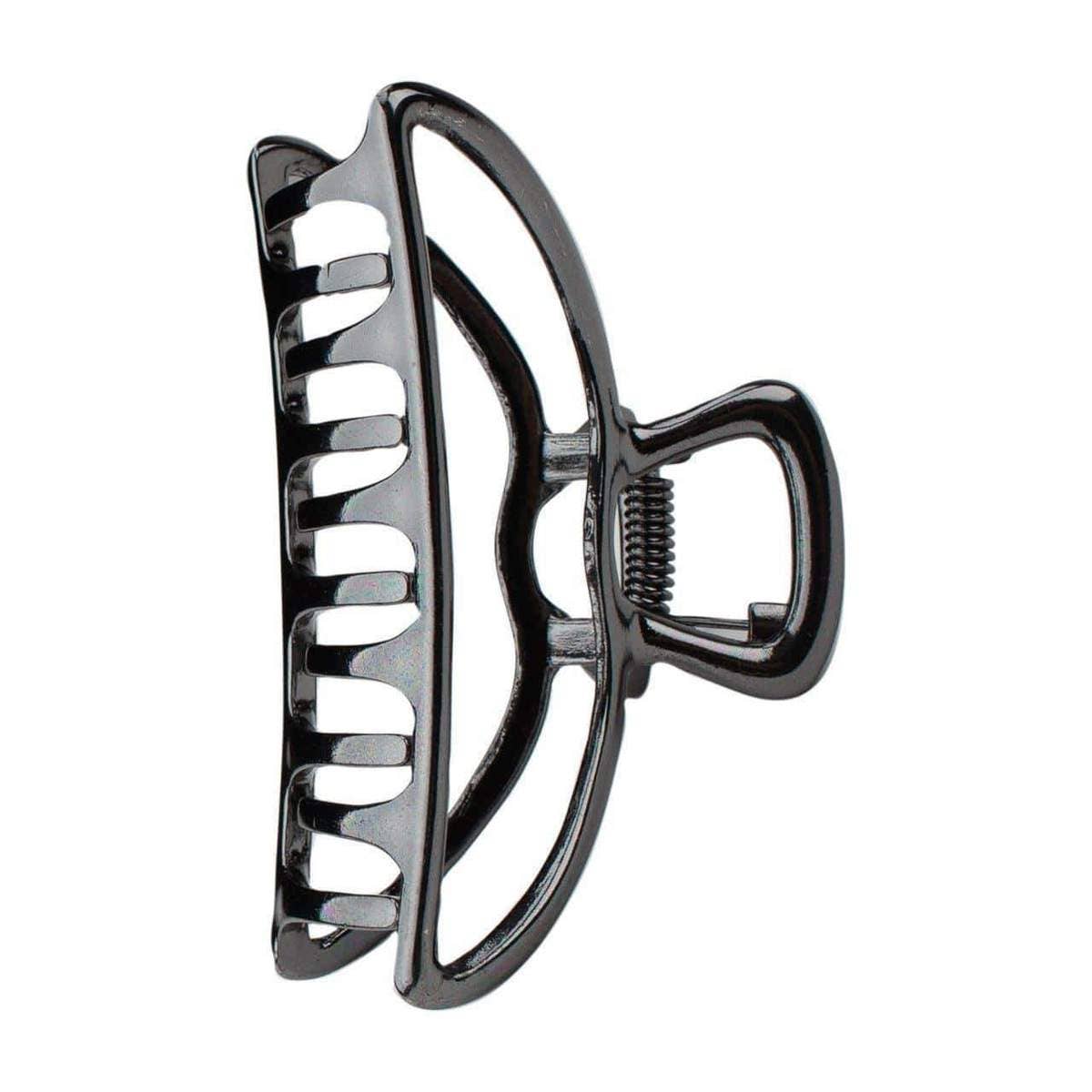 Kitsch Open Shape Claw Clip - Hematite