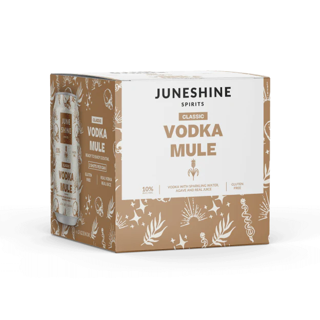 June Shine Classic Vodka Mule - 4 Pack