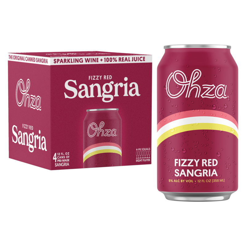 Ohza Red Sangria - 4 Pack
