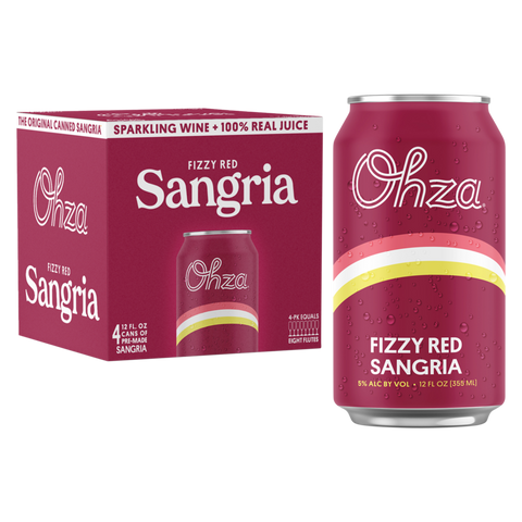 Ohza Red Sangria - 4 Pack